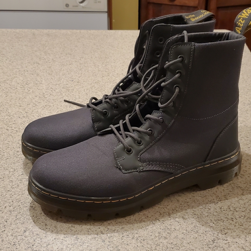 Dr. Martens Combs Poly Casual Boot- CHARCOAL